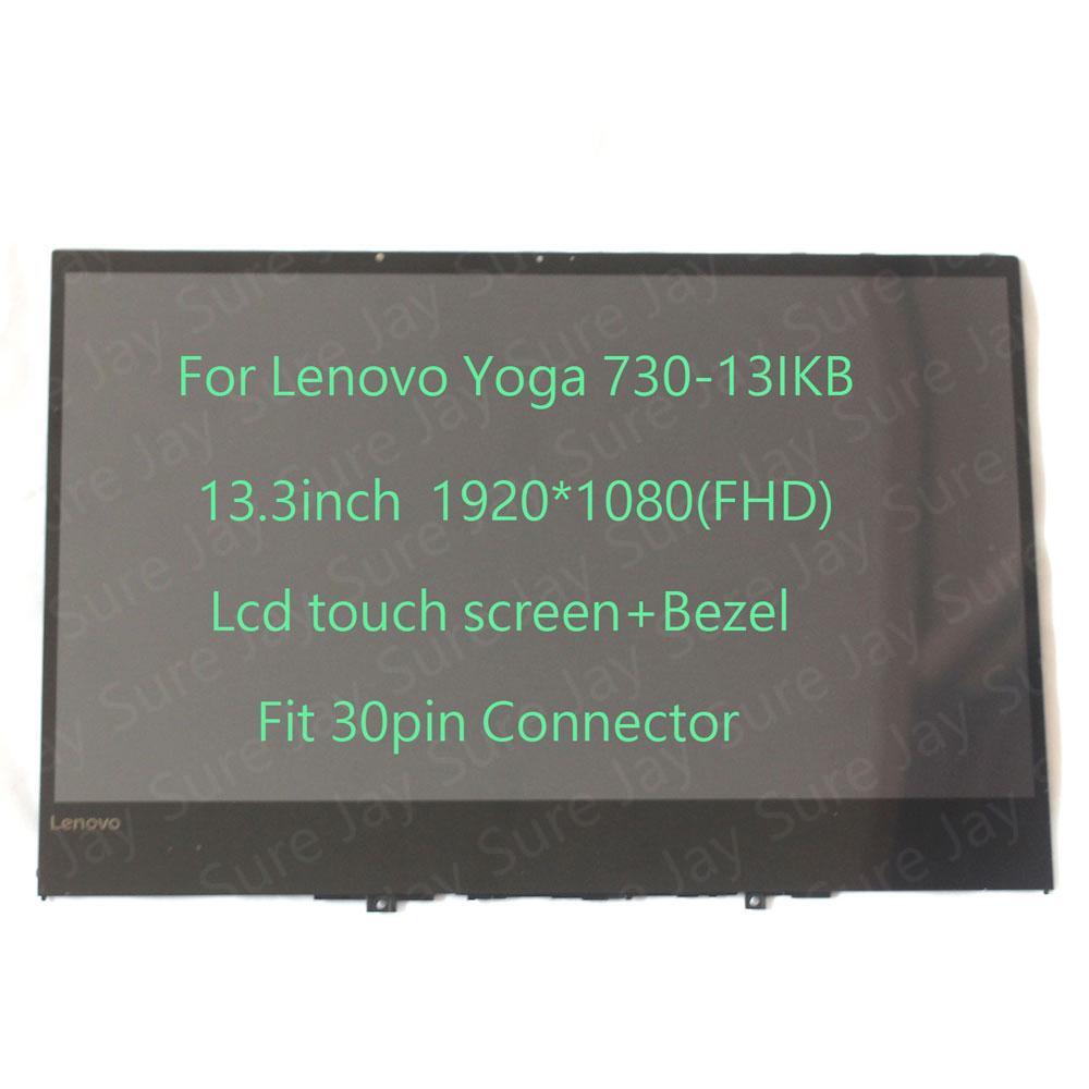 OEM Lenovo Yoga 730-13IKB 13.3" FHD LCD Touch Screen Assembly With Bezel - 5D10Q89746