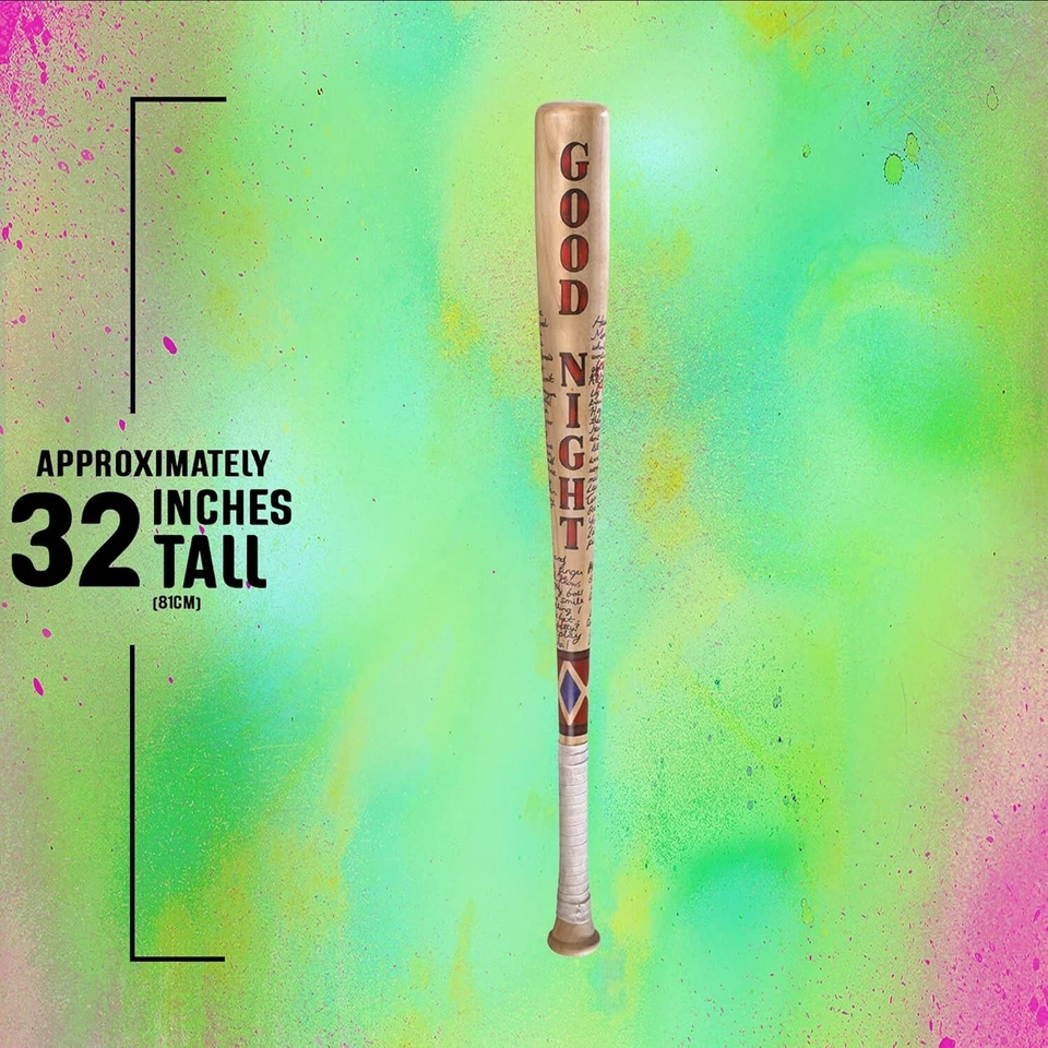 Bate de béisbol Harley Quinn The Noble Collection con licencia oficial - Suicide Squ Foto 3 de 4