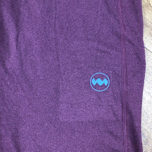 Janji Women Sz L Purple Yellow Activewear Leggings *Read - Picture 4 of 15