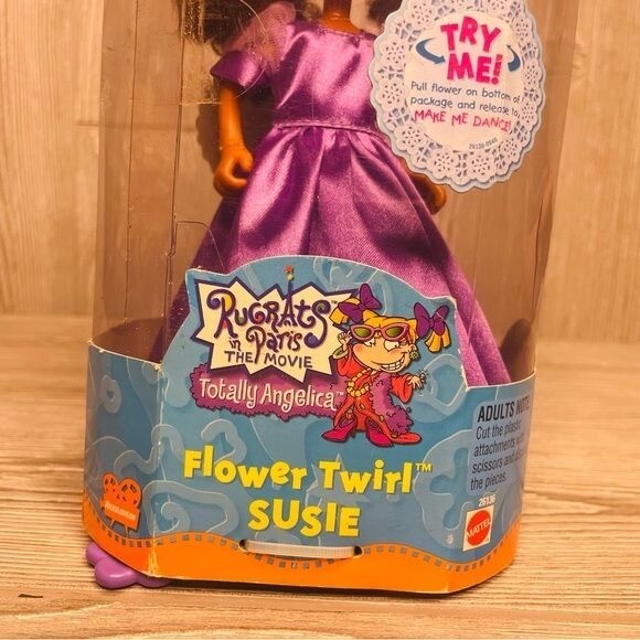 Nwt Vintage 2000s Rugrats Nickelodeon Mattel-Flower twirl Susie