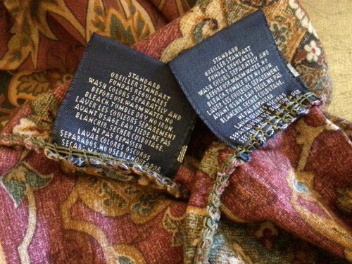 RALPH Lauren Equestrian PAIR STANDARD PILLOWCASES Paisley Green Red Brown - Picture 7 of 8