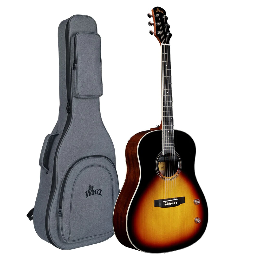 WINZZ AFM16E-SD Solid Sitka Spruce Top Acoustic/Electric