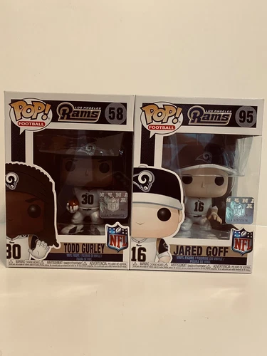 FUNKO POP RAMS BUNDLE JARED GOFF #95 TODD GURLEY #58