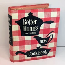 Better Homes Gardens New Cook Book 1953 1st Edition 5th Printing Binder Vintage