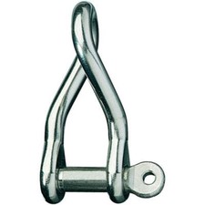 Ronstan Shackle, Twisted, Pin 3/8 , L:53mm, W:16mm