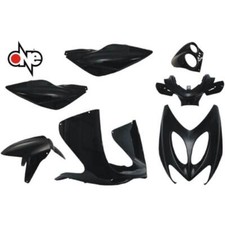 KIT CARENA 7 CARENE NERO LUCIDO MBK NITRO per Yamaha AEROX '97AL'12 FAIRING CARE
