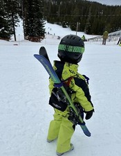 Kids Ski Carrier Carry Strap LIFESAVER PURPLE