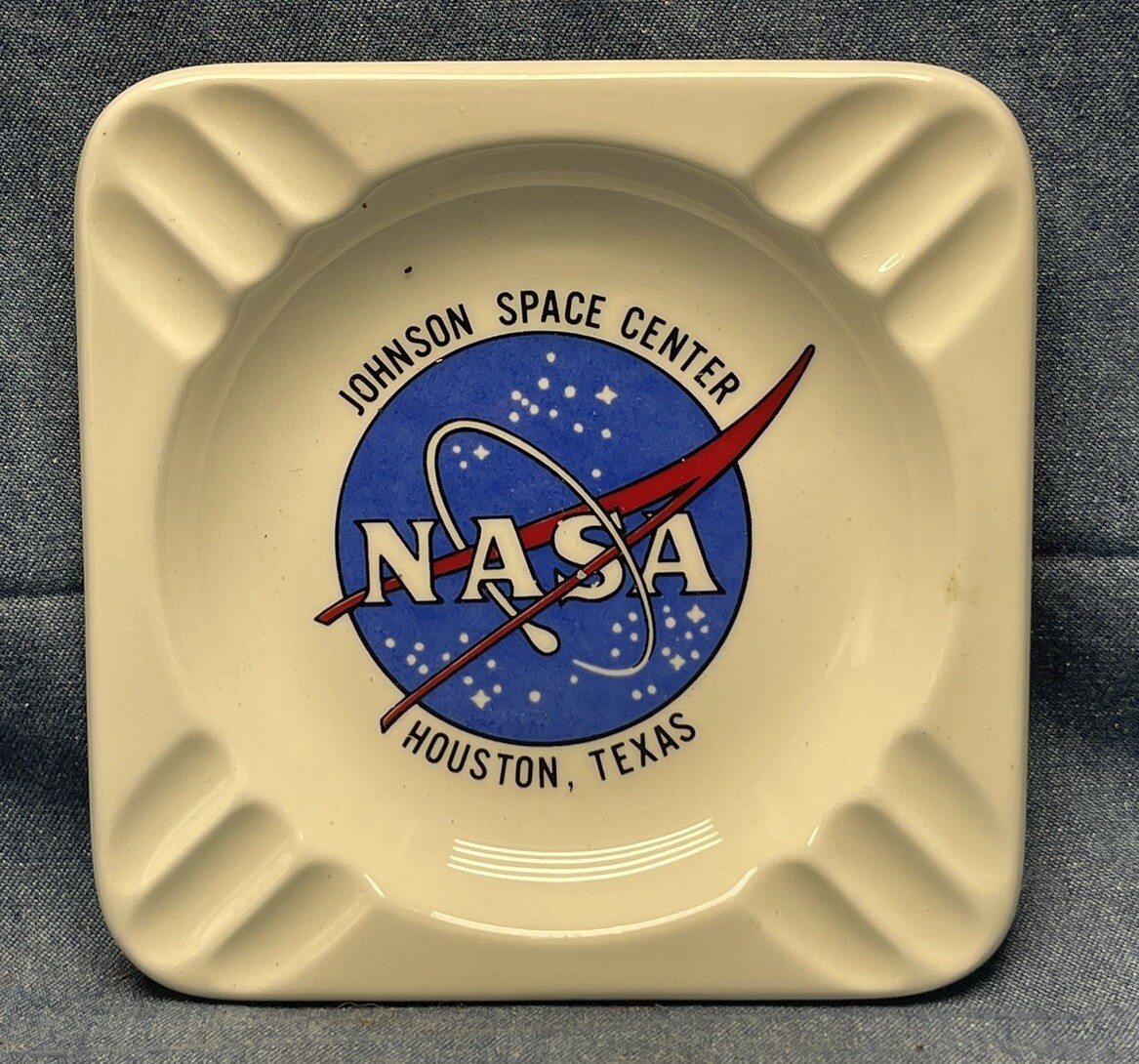 『space ashtray』 Vintage NASA Johnson Space Center Texas Square Ashtray | eBay