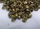 Vintage 100 pcs antique gold Upholstery Tacks Decorative Gimp Nails plaque plate