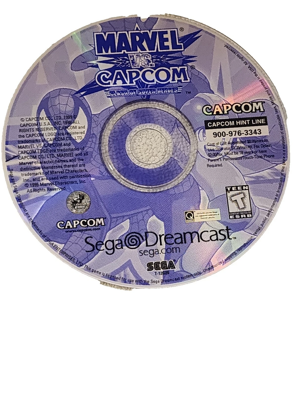 Sega Dreamcast Capcom 1999 Video Games