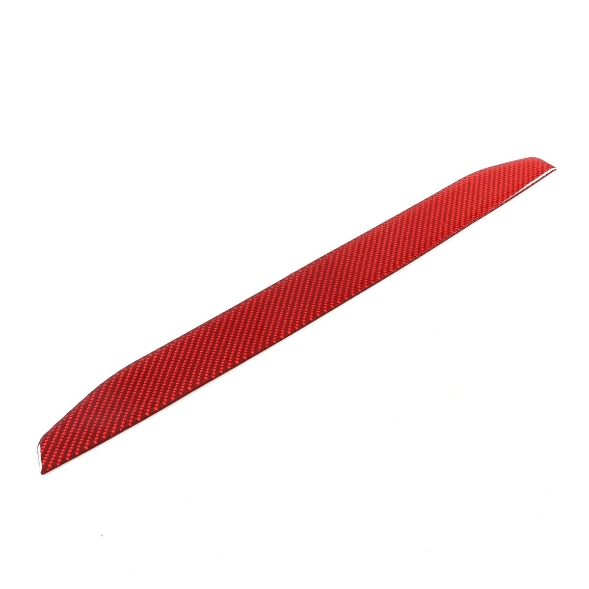 Interior Rear Glass Lower Trim Red Carbon Strip For Mazda MX-5