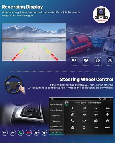 10" CarPlay Android13 Autoradio Für Opel Vivaro A Renault Trafic II GPS Navi RDS - Bild 7 von 16