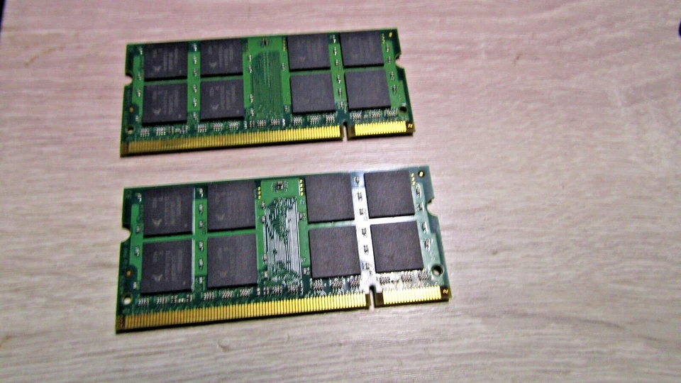 2 GB (1 GB+1 GB) RAM DDR2 667 Kingston KVR667D2S5/1G notebook laptop portatile - Immagine 2 di 2