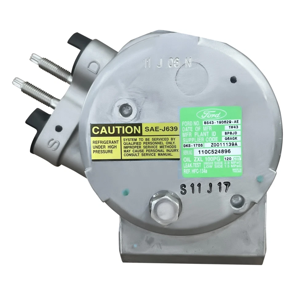 Nuevo compresor de aire acondicionado OEM para Ford Transit Connect 2,0 L 2010 2011 2012 2013 Foto 4 de 4