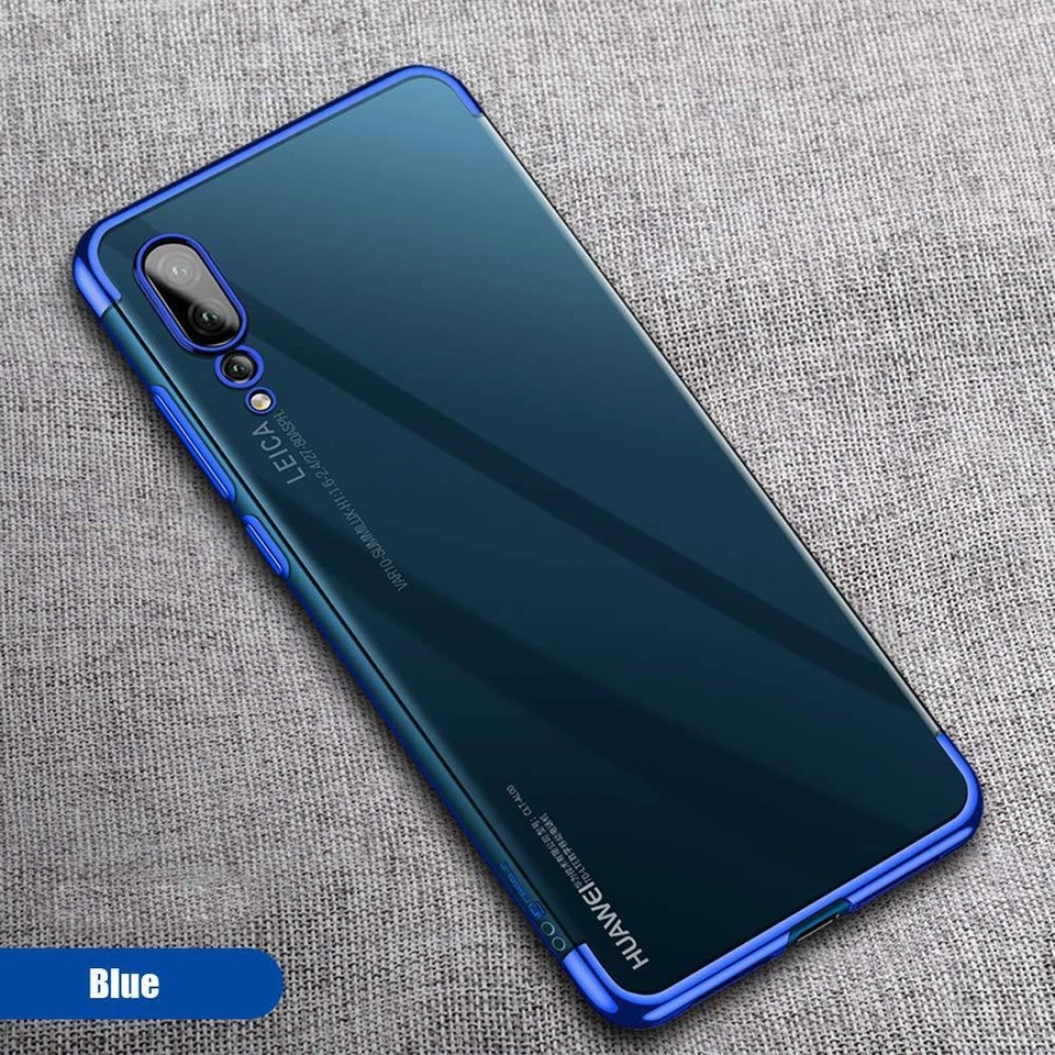 Métallique Pare-Choc Gel Téléphone Étui Pour Huawei Nova 5T, P30 Pro 7S P Smart - Photo 4/4