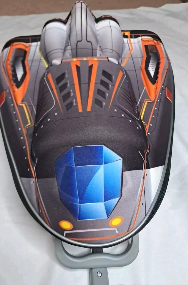 Exterior UNIKER BTS! Bolsa de equipaje de viaje cohete transbordador espacial para niños con ruedas Foto 4 de 4