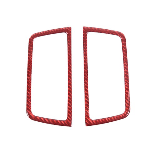 Red Carbon Kit Center Dashboard Air Outlet Frame Trim For KIA Soul 2009-2013 - Picture 3 of 14