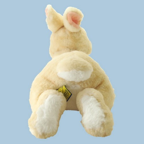 Juguete suave japonés beige conejo para niños peluche animal de peluche 37 cm 03951 - Imagen 4 de 8