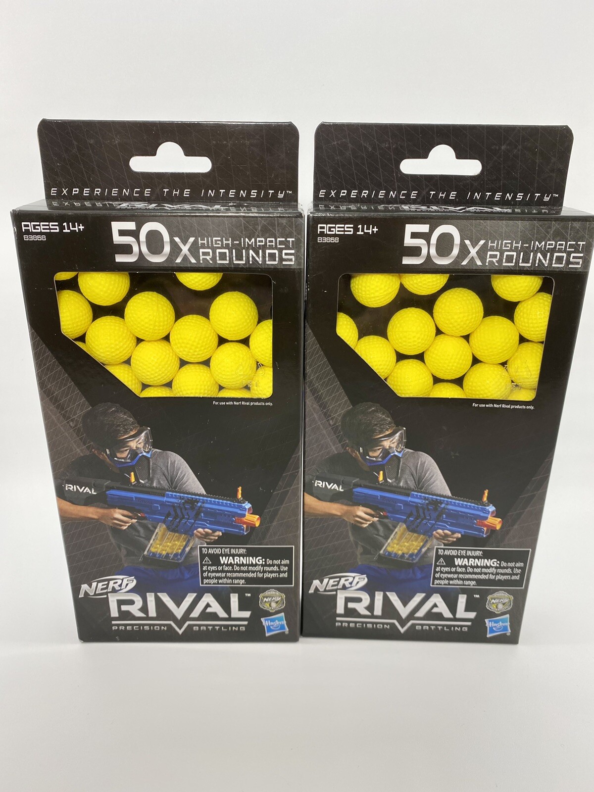 Nerf Mini Rival Rounds Nerf Rival 100x Rounds High Impact Yellow Balls Ammo Bullets HASBRO NEW ...