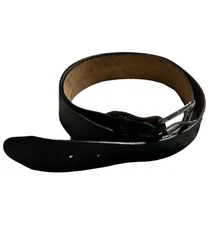 GENUINE LEATHER WESTERN OR WORK BELT Black MEN’S Size 46 / 1. 1/2 WIDTH