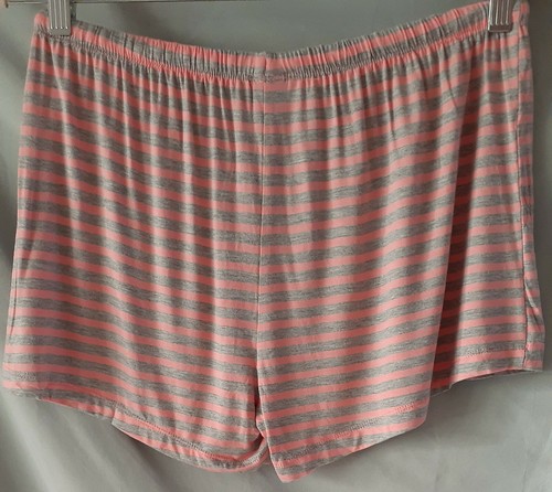 Honeydew Pink Gray Pajama Shorts Stripes NO TOP Small 30- 36" WAIST - Picture 3 of 4