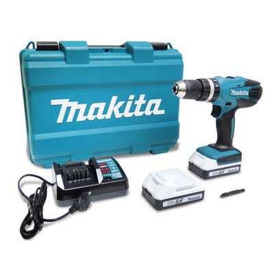 Makita HP457DWE 18V 1.5Ah Cordless Hammer Drill Driver Full Set / 220V  Charger | eBay