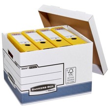 Fellowes R-Kive Prima Standard Archivbox automatischem FastFold Aufbau 10 St&uuml;ck