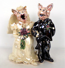 Heather Goldminc Blue Sky Clayworks Mr. & Mrs. Pig ~ Mr. & Mrs. Pig Cake Topper