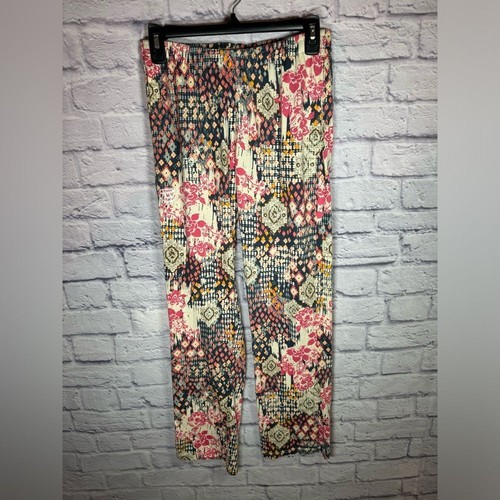 Melini India Sleep Pants floral/multi patterned and colors women's size medium