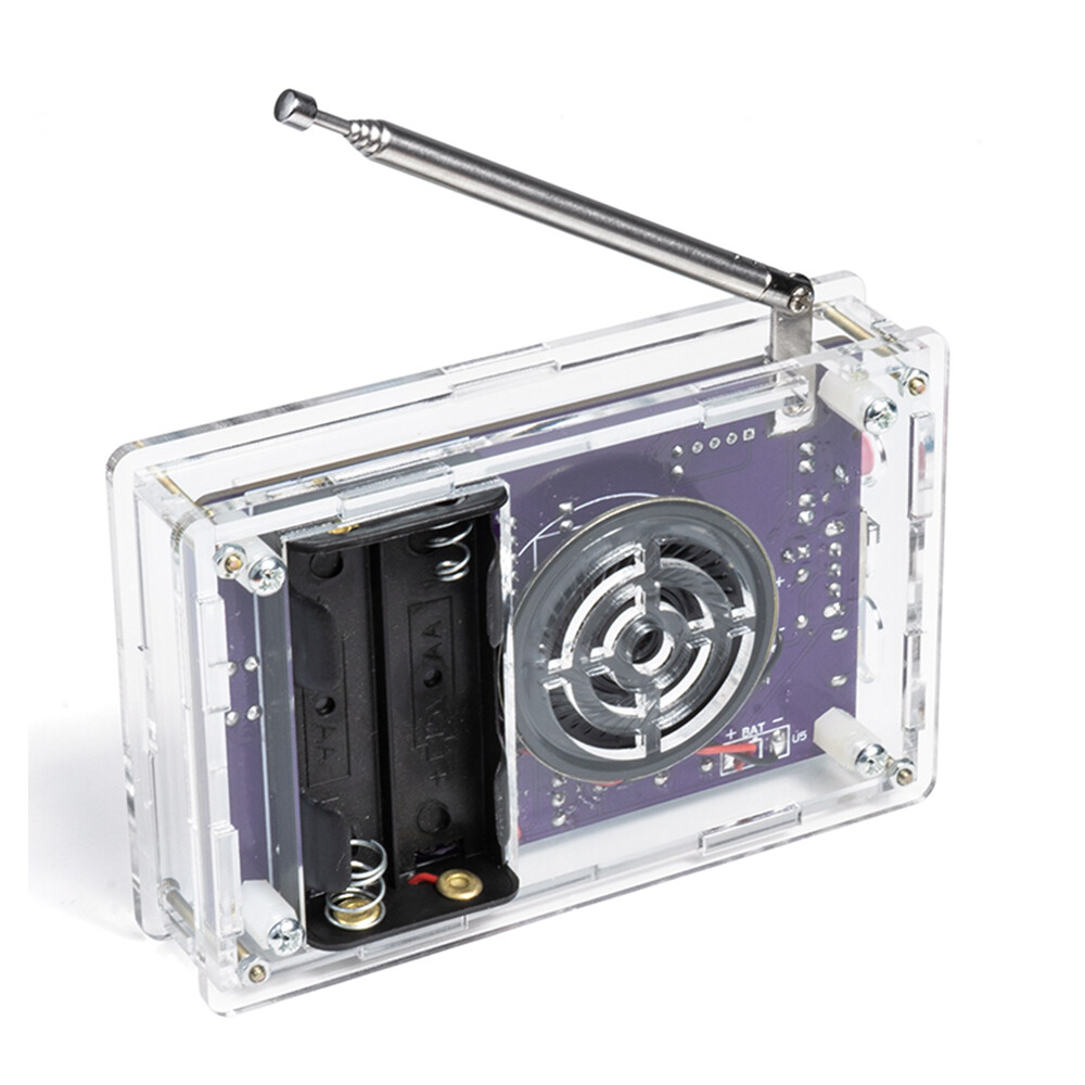 HU017A RDA5807S FM Radio Kit Set Electronic DIY Parts 87108MHz with