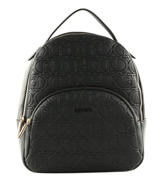Liu Jo Manh Backpack M Rucksack Freizeitrucksack Rucksack Nero Schwarz-image