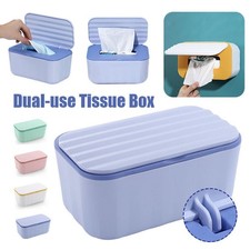 Wipes Dispenser Box Baby Wet Wipes Holder Home Tissue Storage Case With Lid UK