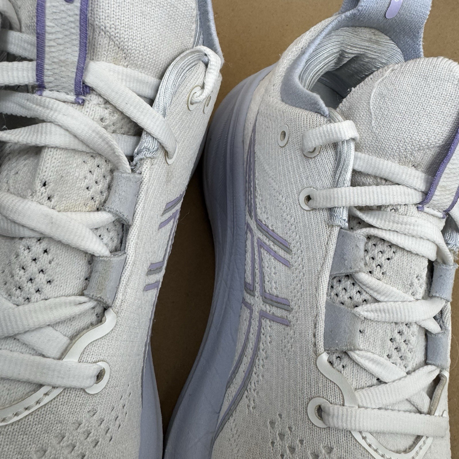 Asics Gel Nimbus 26 Womens Shoes Purple White Athletic Running Sneakers Size 9 thumbnail 7