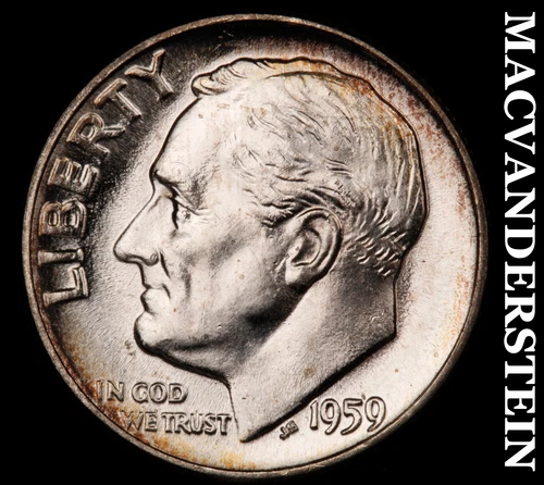 1959 Silver Roosevelt Dime-Choice Gem BU Lustrous No Reserve #i2853