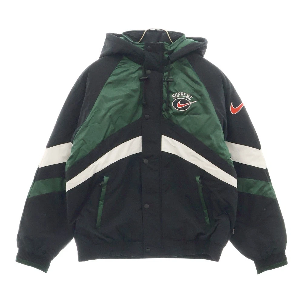 Veste de sport à capuche SUPREME 19SS CD6074 010 Nike veste à capuche matelassée verte