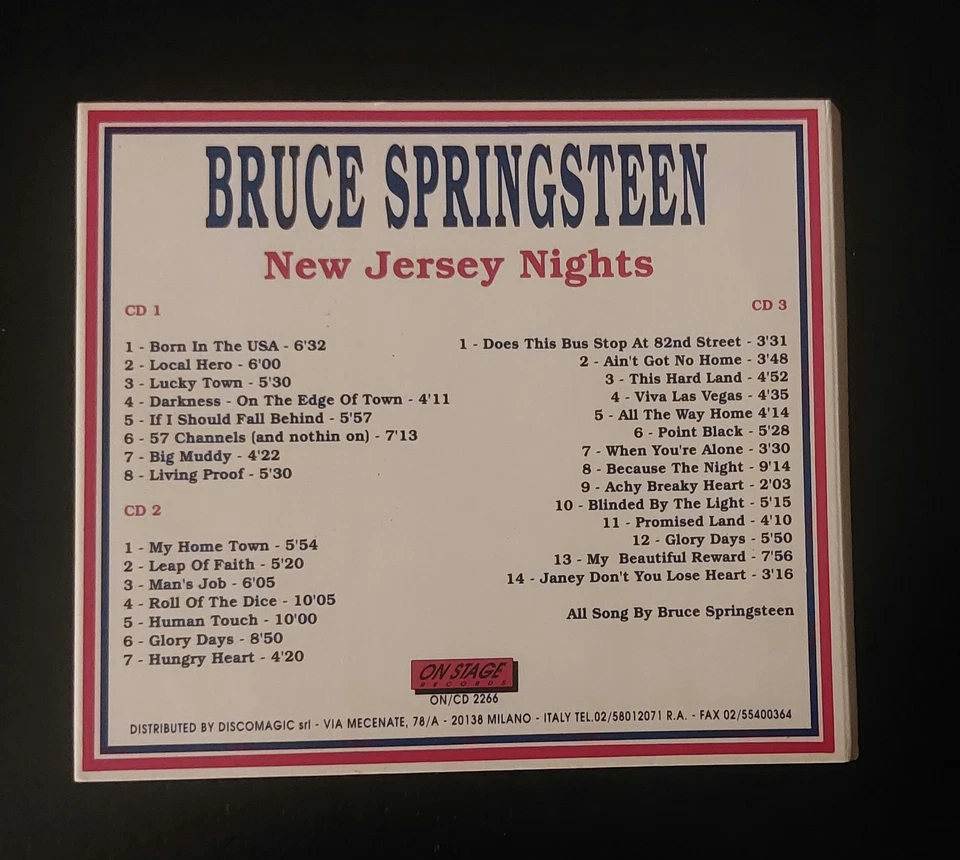 bruce springsteen 3 CD New Jersey Nights - Immagine 2 di 4