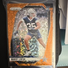 2024 Panini Prizm Marist Liufau Dallas Cowboys Rookie Disco Prizm Card #372