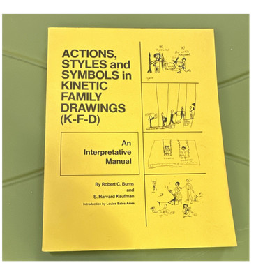 Brunner/Mazel Actions, Styles and Symbols K-F-D Burns & Kaufman PB 1972 Illus