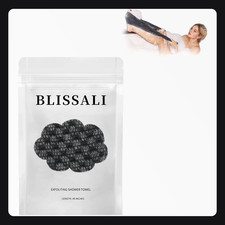 NEW BLISSAL Exfoliating Shower Towel, Advanced Exfoliating Microfiber Towel