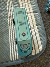 Maison Joseph Battat Magnetic Passenger Train Express Car Wood Blue See Photo