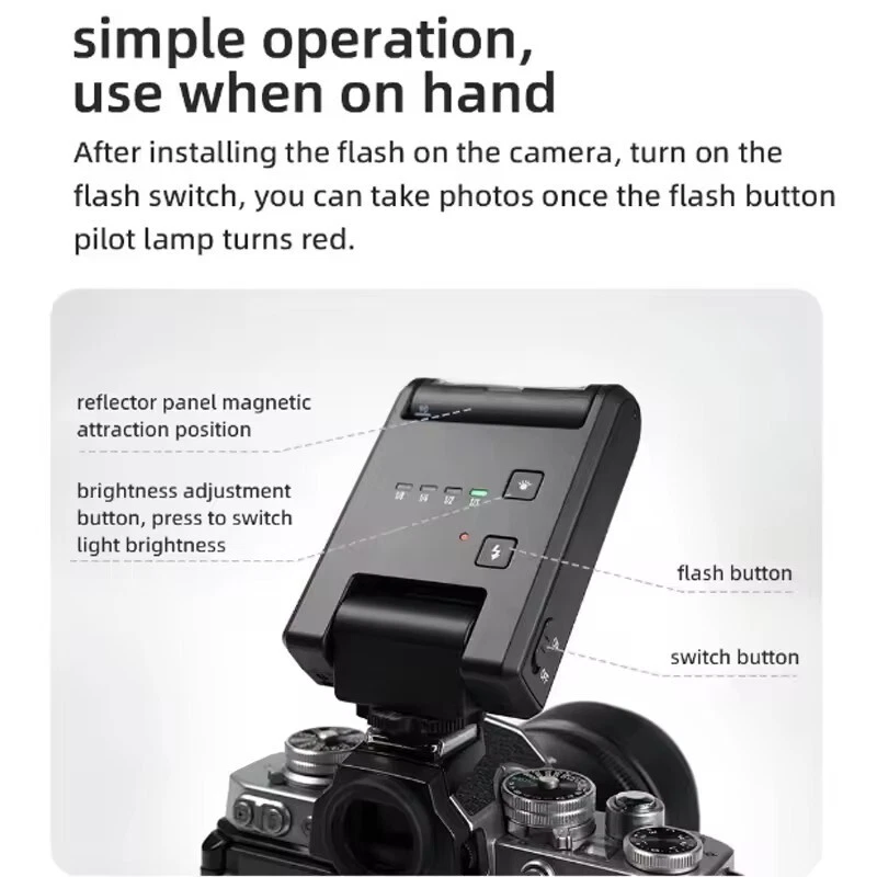 YONGNUO YN6 Micro mini On-Camera Flash light Speedlite Canon Nikon Sony Olympus - Image 4 of 4