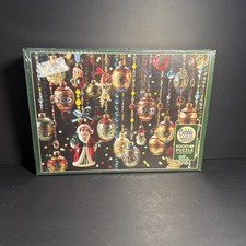 Cobble Hill 1000 Piece Puzzle Vintage Christmas Ornaments Santa sealed