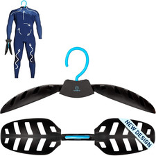 Hang 11 Wetsuit Hanger - Improves Your Wet Suit Longevity, Quick Dryer, Foldable