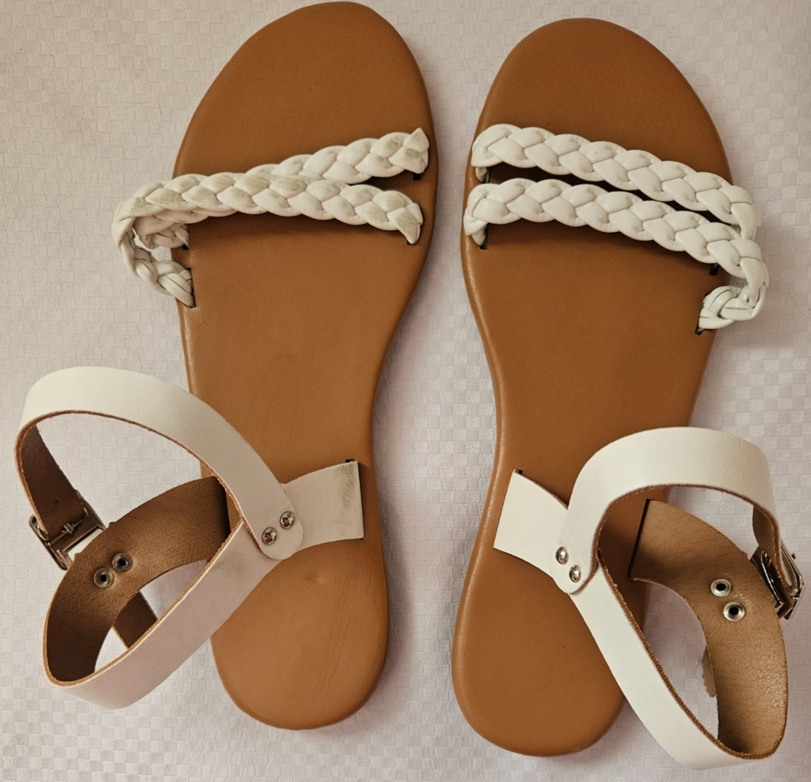 APL Sandali bianchi da donna taglia USA 9 9 5 scarpe da donna sandali estivi