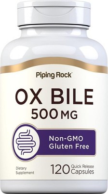 OX GALLE, Ochsengalle 120 Kapseln à 500mg, Verdauungsenzym, Detox, KOSTENLOSE...