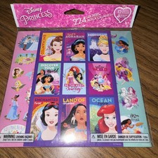 Disney Princess 224 Stickers Autocollants 12 Sheets