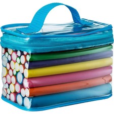 Flexible Twistable Hair Curling Flex Rods w/ Case 7" Foam Beauty 42-Pack NEW