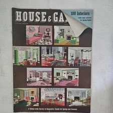 HOUSE AND GARDEN Magazine May 1940 Section 2 - 100 Interiors & Decorative Trends