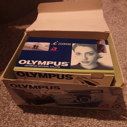 OLYMPUS i zoom 60 Point And Shoot APS Film Camera + Case + Instructions Boxed - Picture 8 of 9