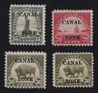 CKStamps: US Stamps Collection Canal Zone Scott#90 92 93 Mint NH OG